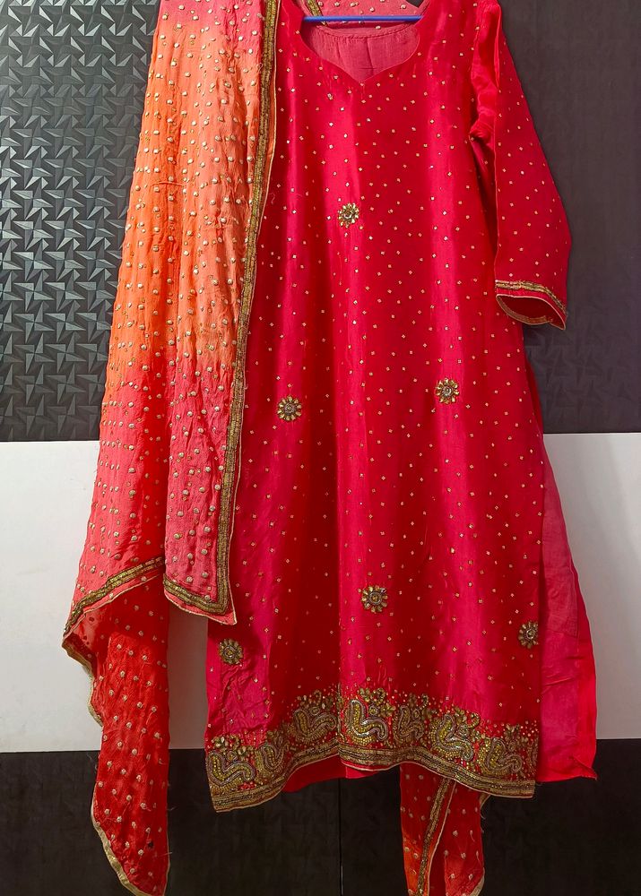 Pink Kurta Suit For Wedding