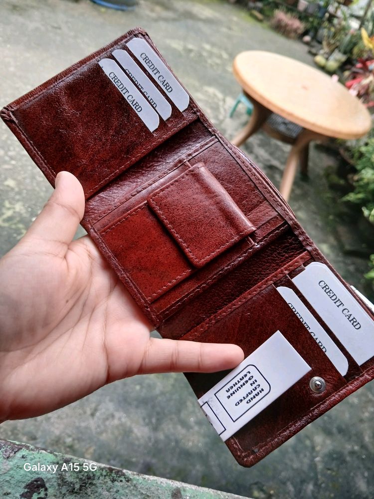 3fold Genuine Leather Wallet