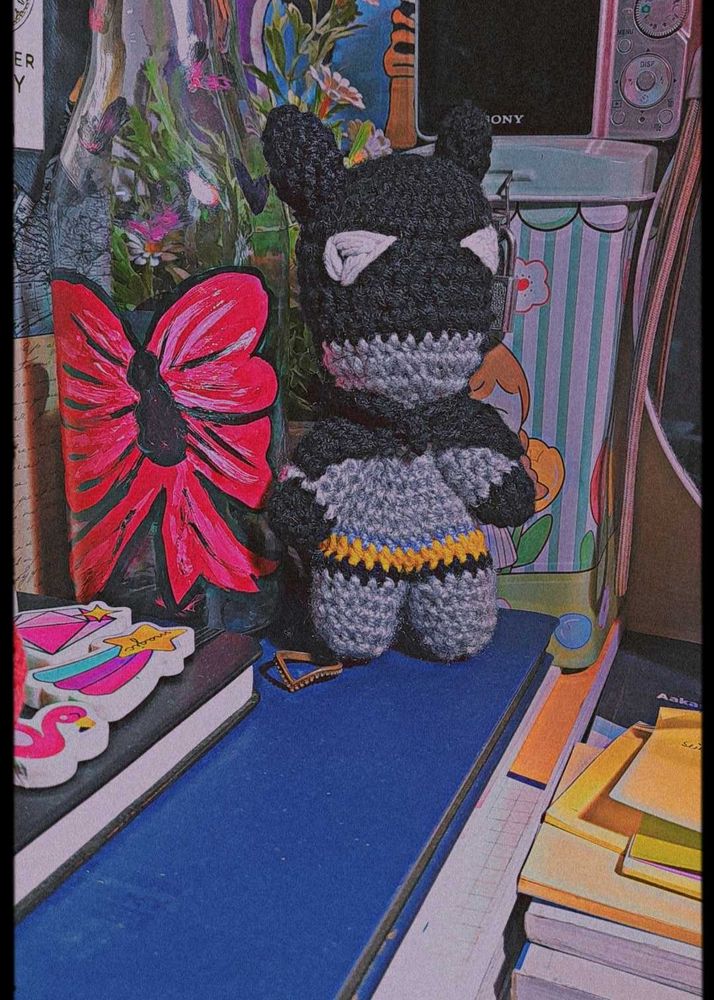 Mini Crochet Batman