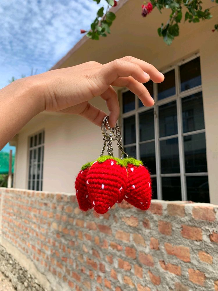 Strawberry Keychain