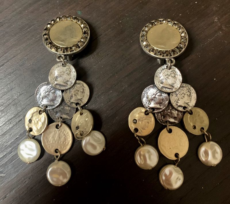 Very Elegant Antique Look Danglers