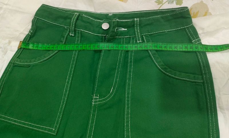 Green Cargo Jeans