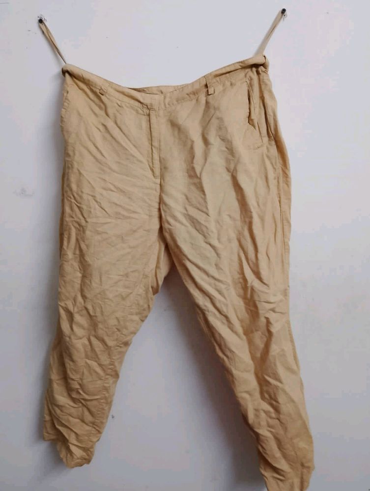 Very Smart Fabindia Cotton Trouser In L Size