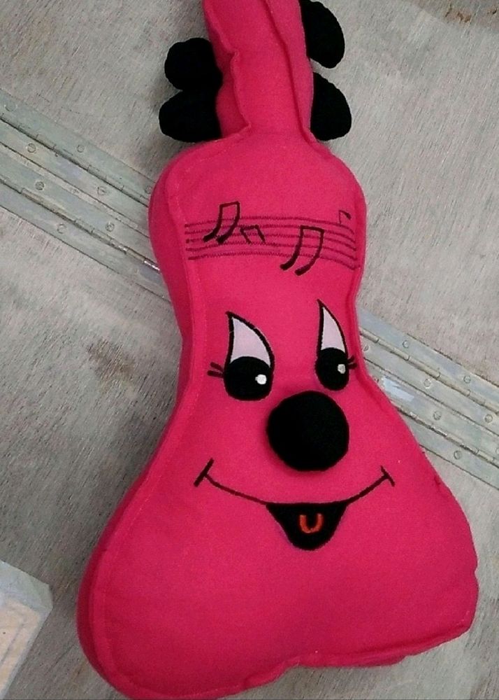 🔴new guitar Shape Cushion For Kids