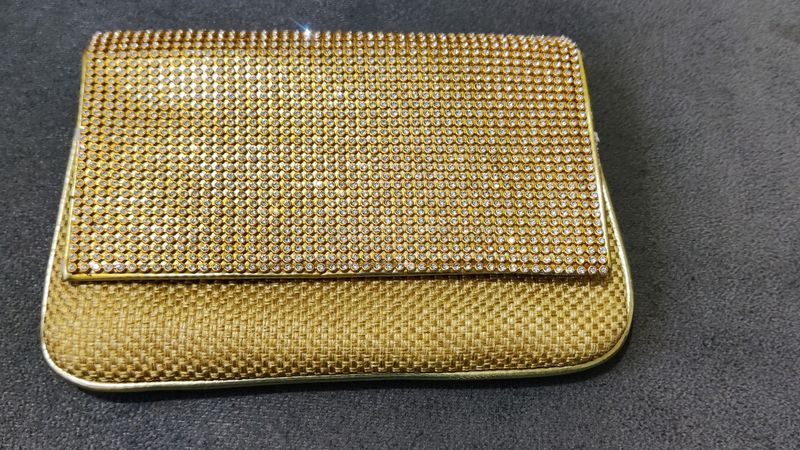 Gold Colour Sling Bag