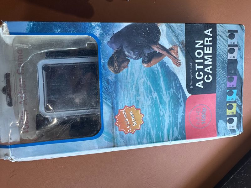 Action Camera Unused For Swimming And Surfing