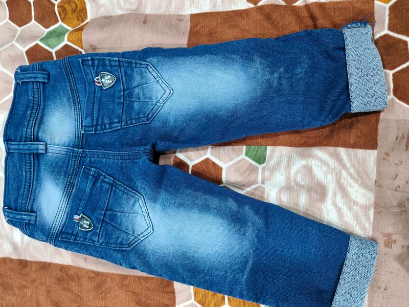 Dark Blue Jeans For Kids