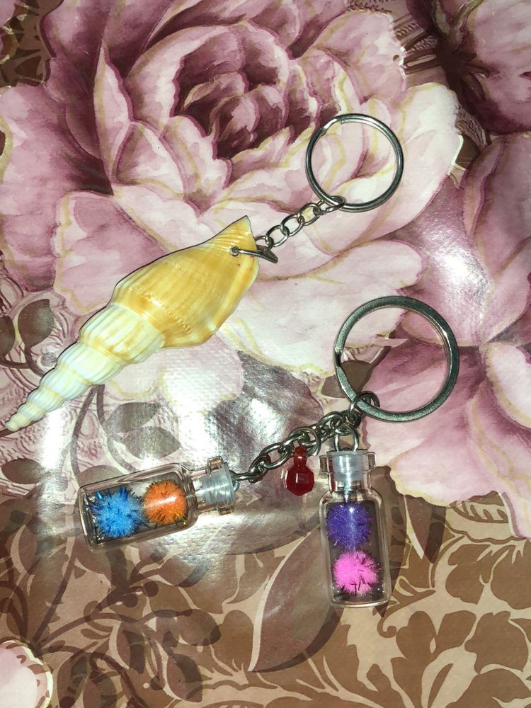 2 Beautiful Keychains From GOA