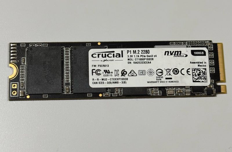 Crucial SSD 1TB