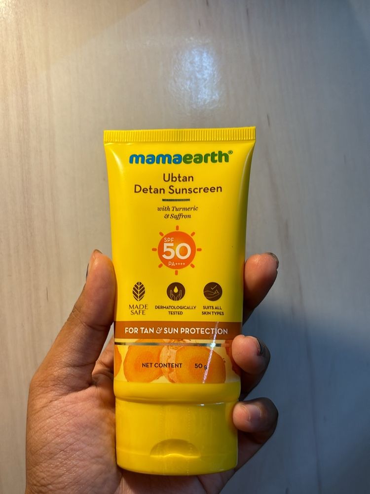 Mamaearth Ubtan Detan Sunscreen