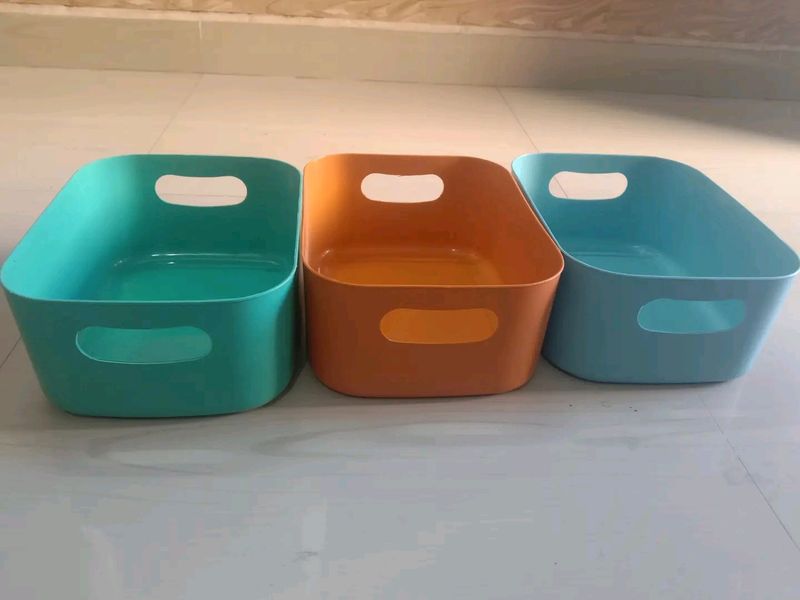 Pack Of 3 Storage Basket 🧺