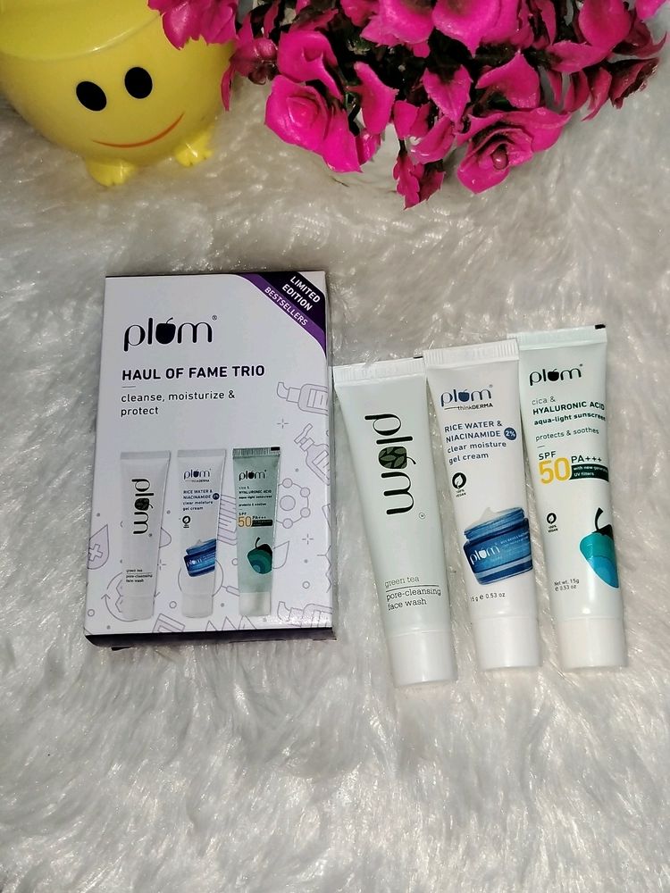 (Sealed)Plum Haul Of Fame Skincare Trio