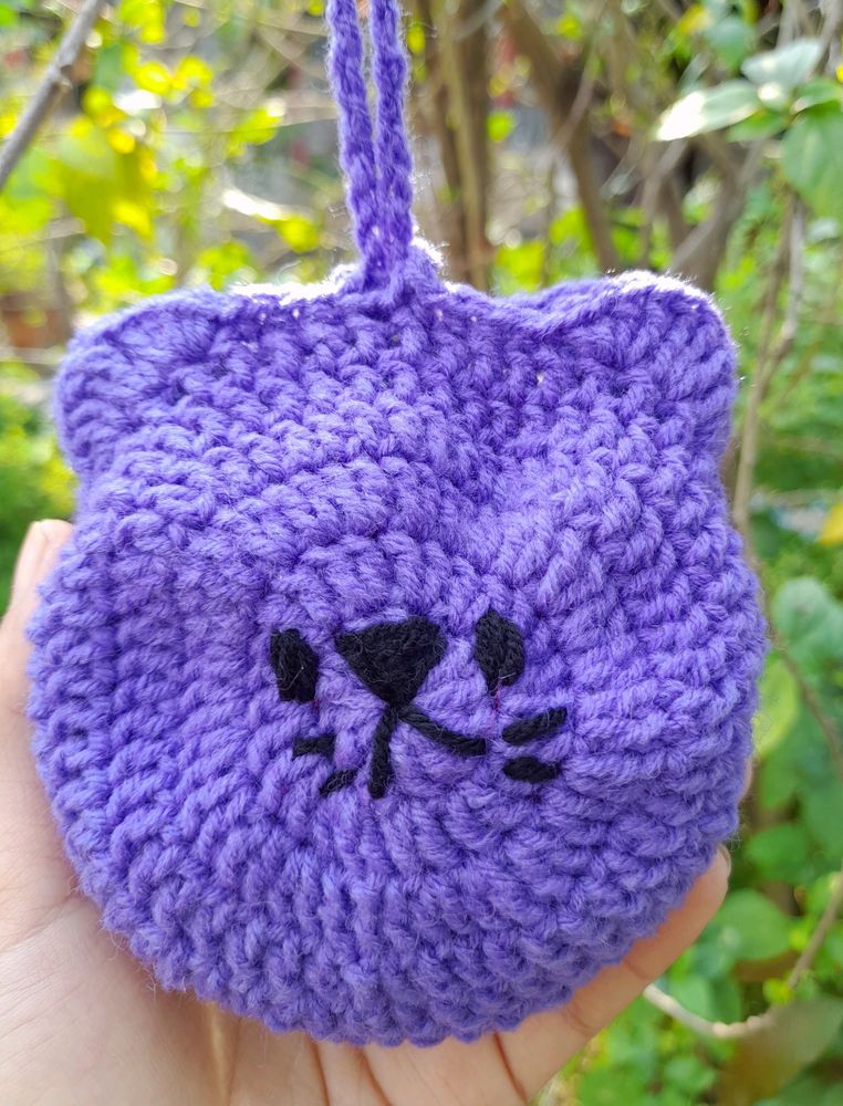 Cat Face Pouch