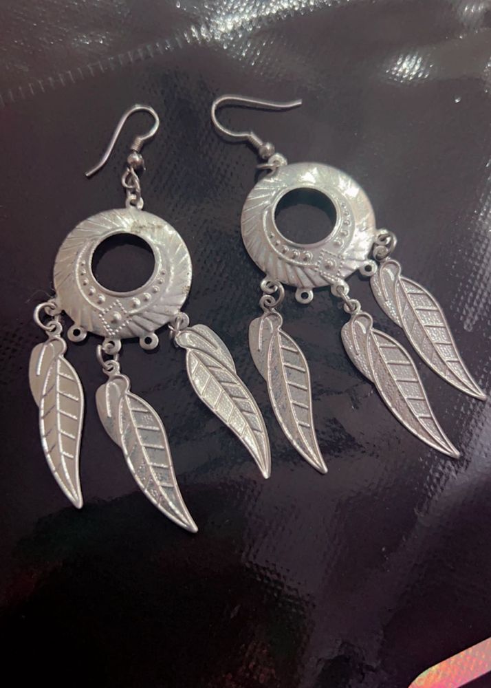 Light Weight Silver Earrings