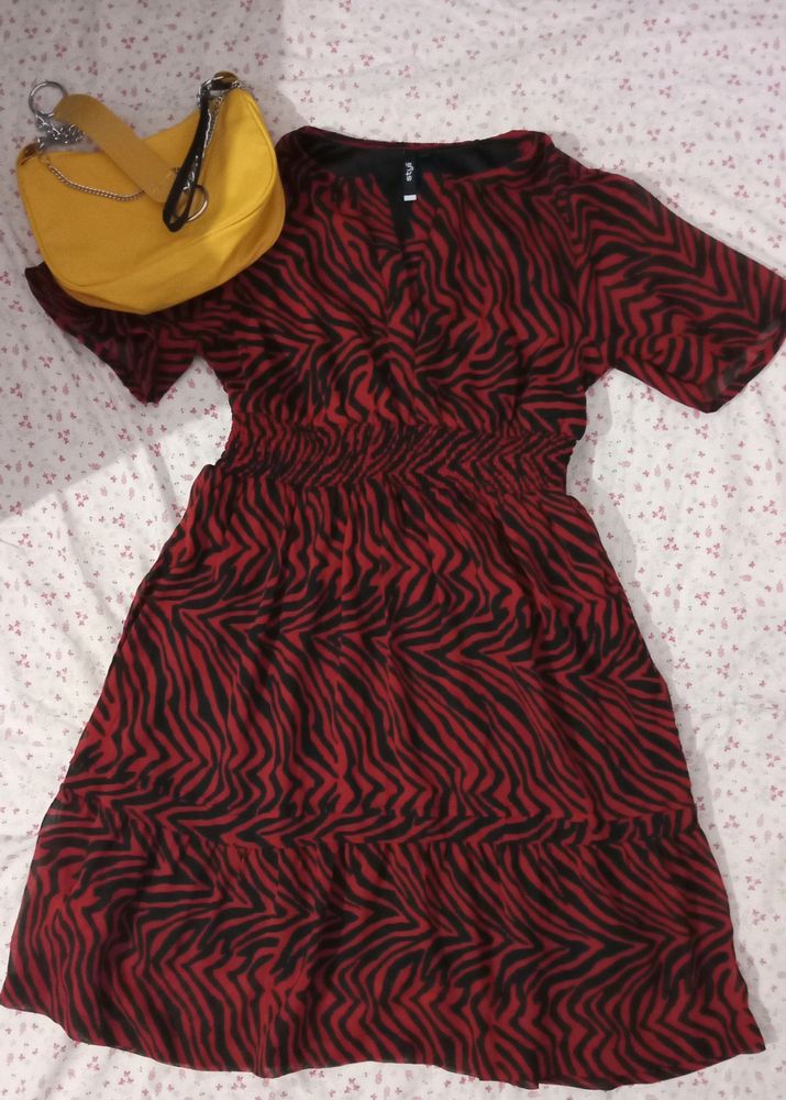 ❤️🤍Animal Print Mini Dress