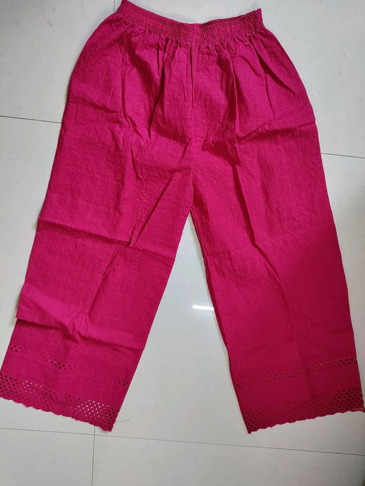 New Pink Chicken COTTON Plazo