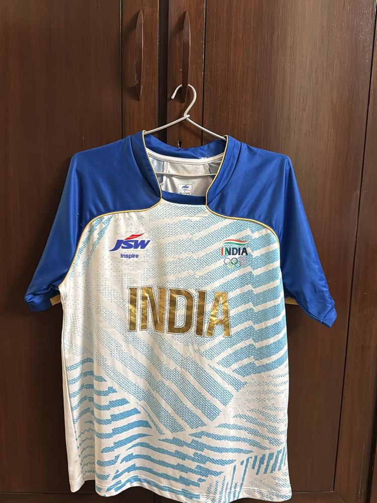 Jsw Olympics 2024 Team India Travel Jersey