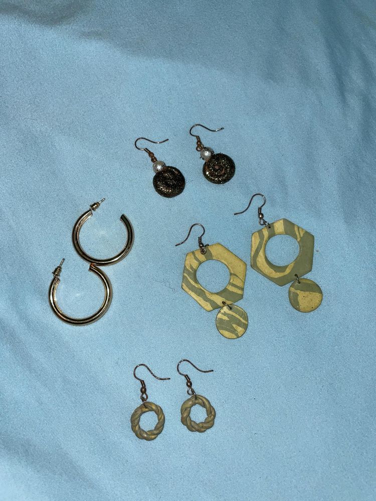 4 Combo Earrings/Studs