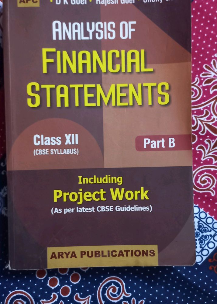 Class 12th Accountancy Book