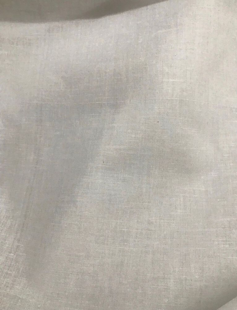 White Cotton Plain Fabric