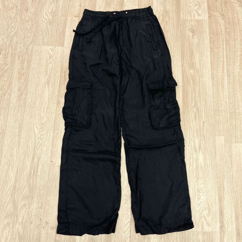 Str Black Cargo Pant