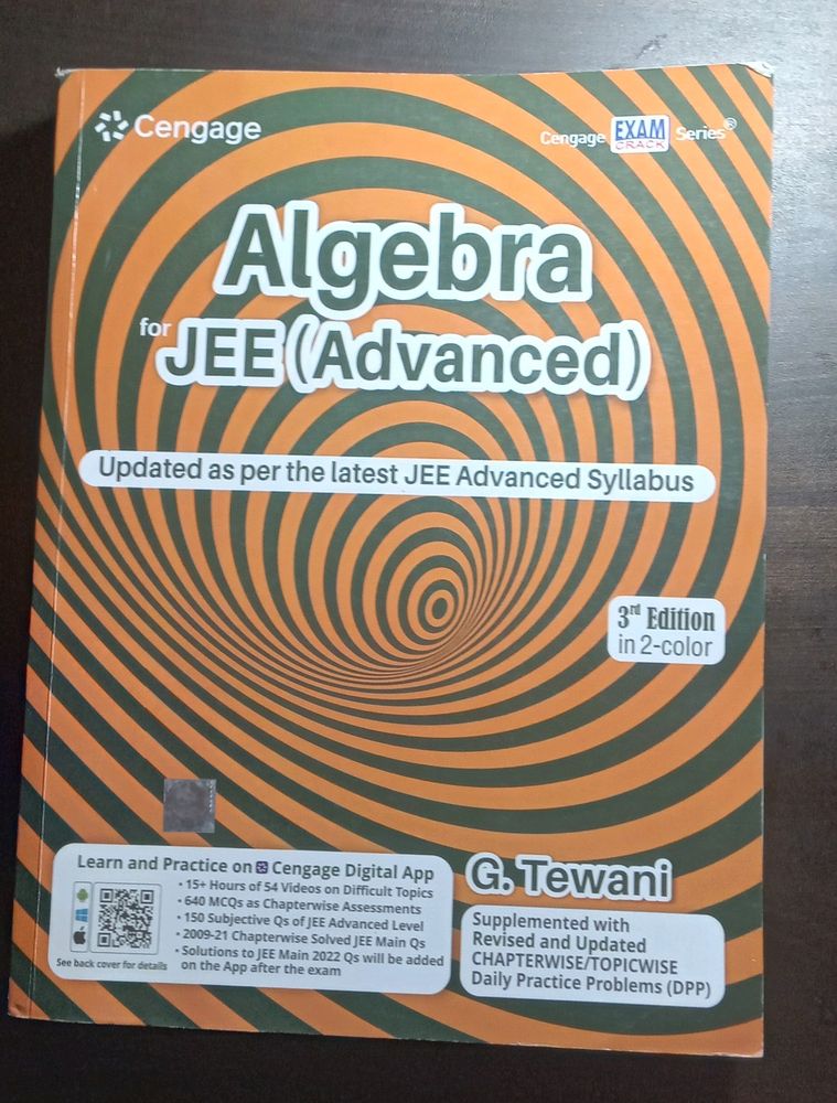 Cengage Algebra Jee Advanced by G Tewani