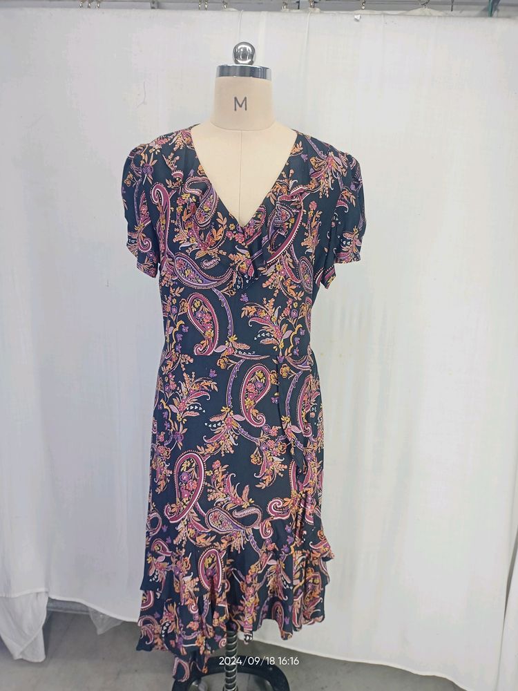 New Ruffle Dress In Size L