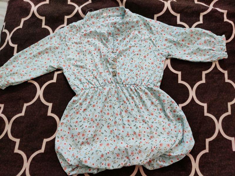 Tunic with flower printed