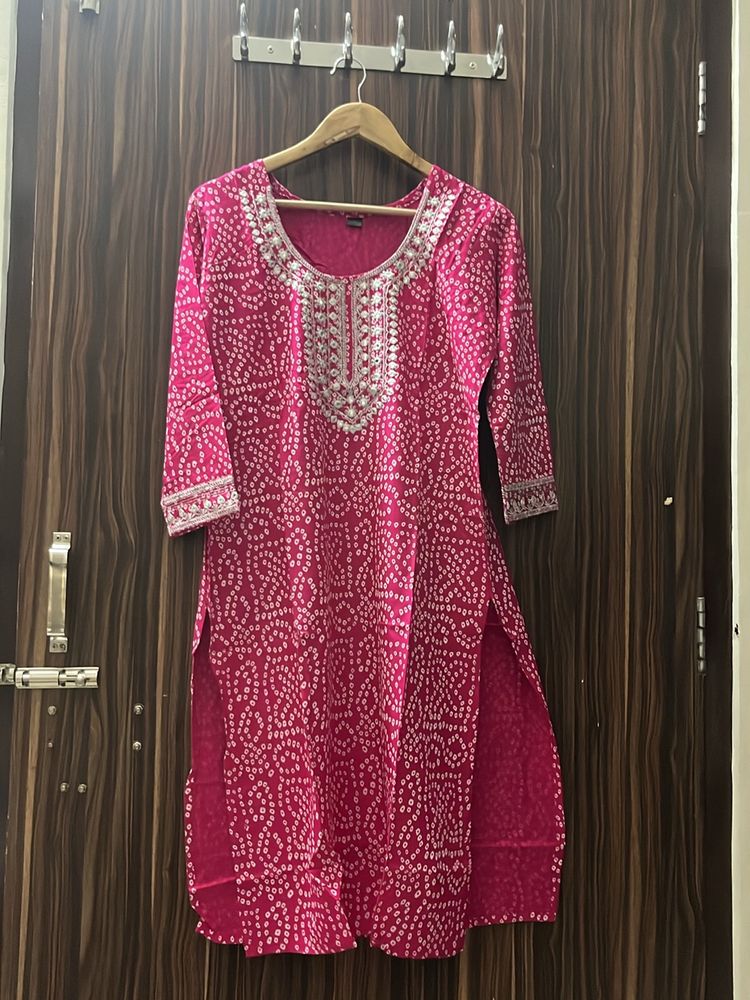 Viscose Rayon Stylish Kurti  For Women