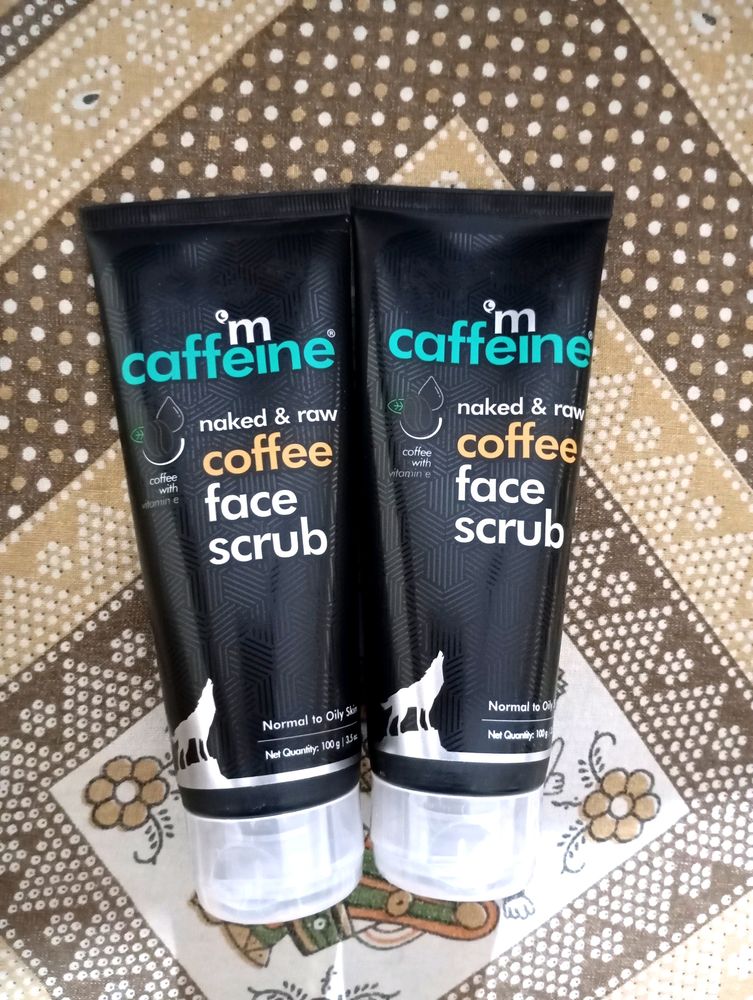 2 coffee face scrub