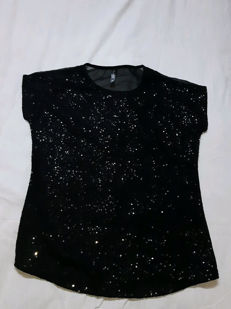 Black Sparkle Top