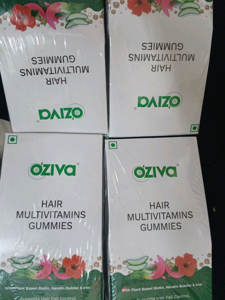 Oziva Hair Gummies Pack Of 4 Combo