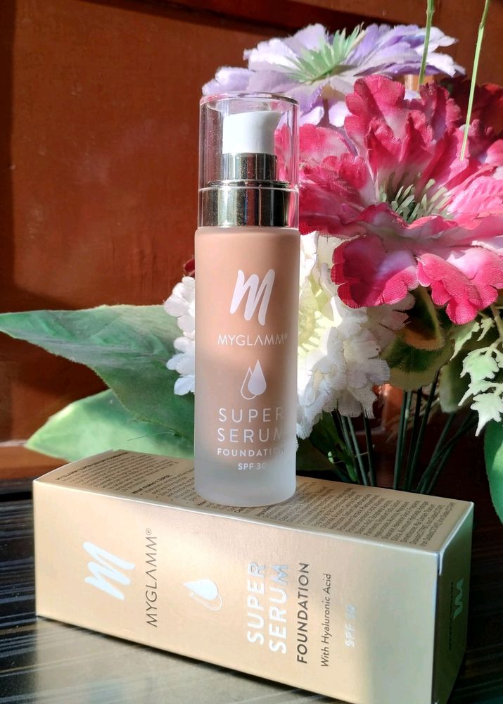 🆕MyGlamm Super Serum Foundation - 401W Toffee