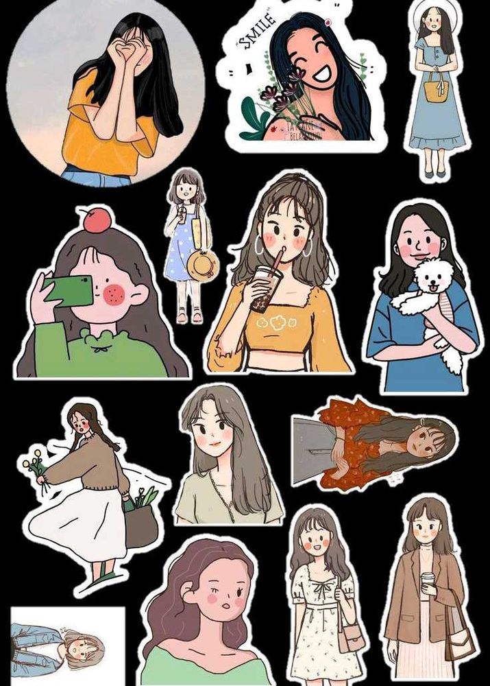 Girly Stickers