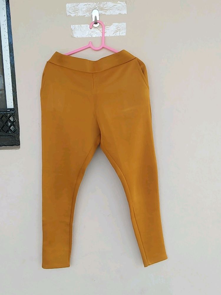 Yellow Pant For Women