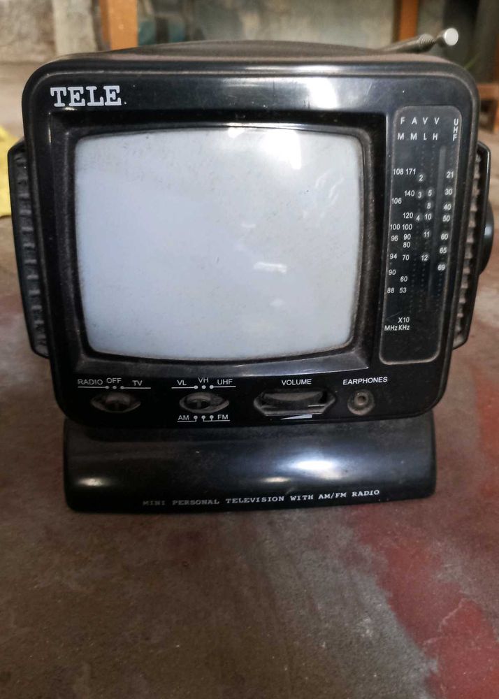 Old Antique Mini Tv Working condition Only 2000