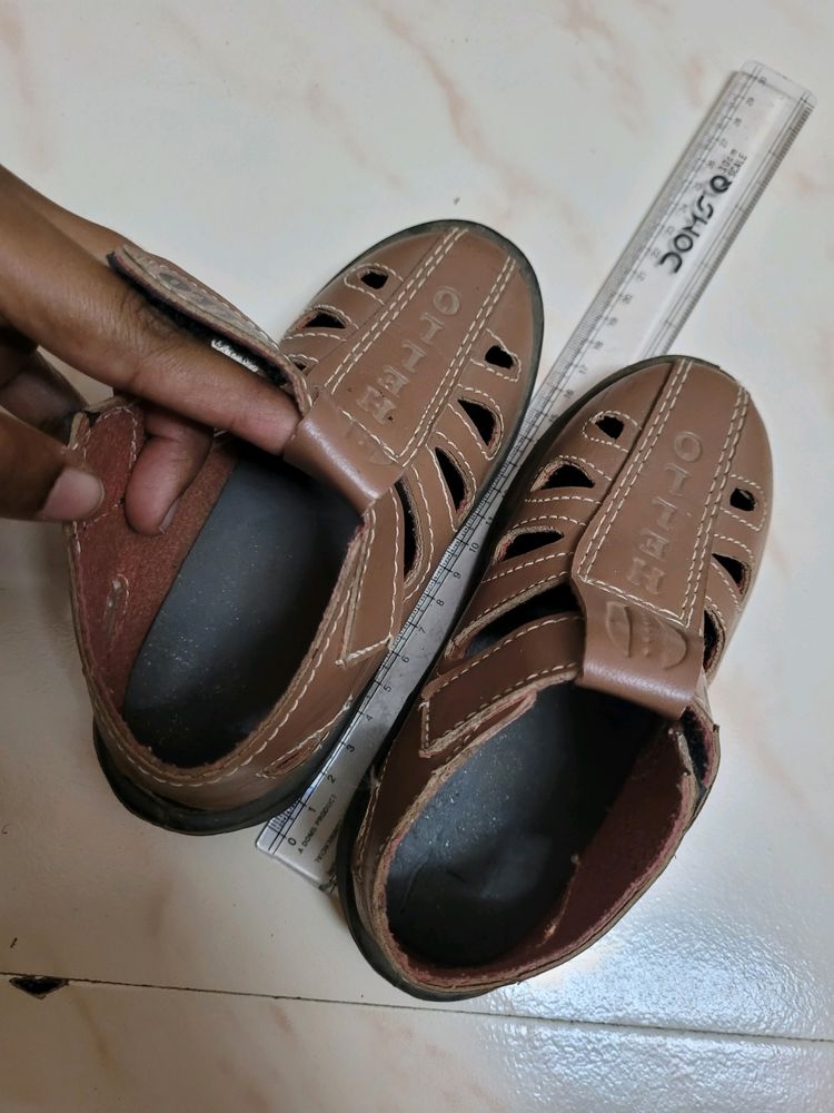 Leather Type Shoe For Boy Kid