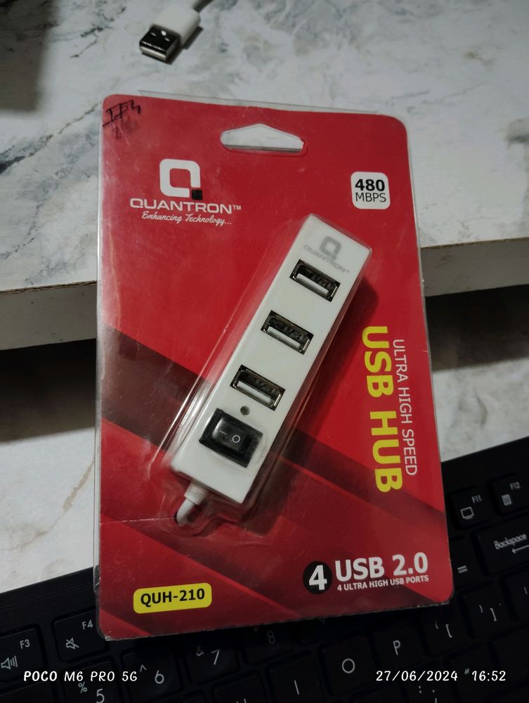 QUANTRON 4 Port Usb Hub (New)