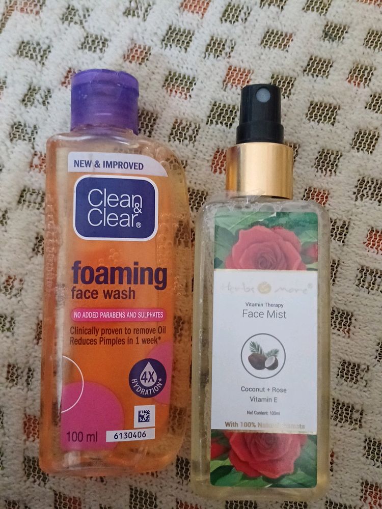 Floming facewash And Mist