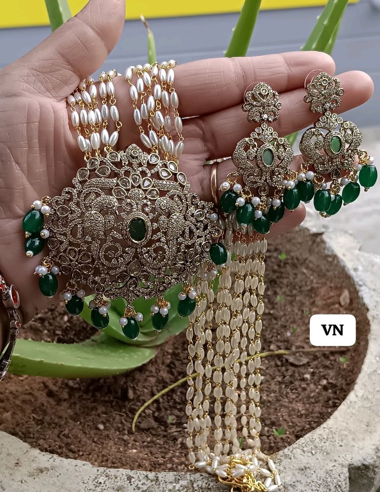 J01❤️Expensive Victorian Pearl Haram Set