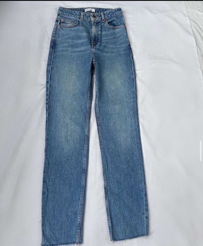 Denim Straight Jeans