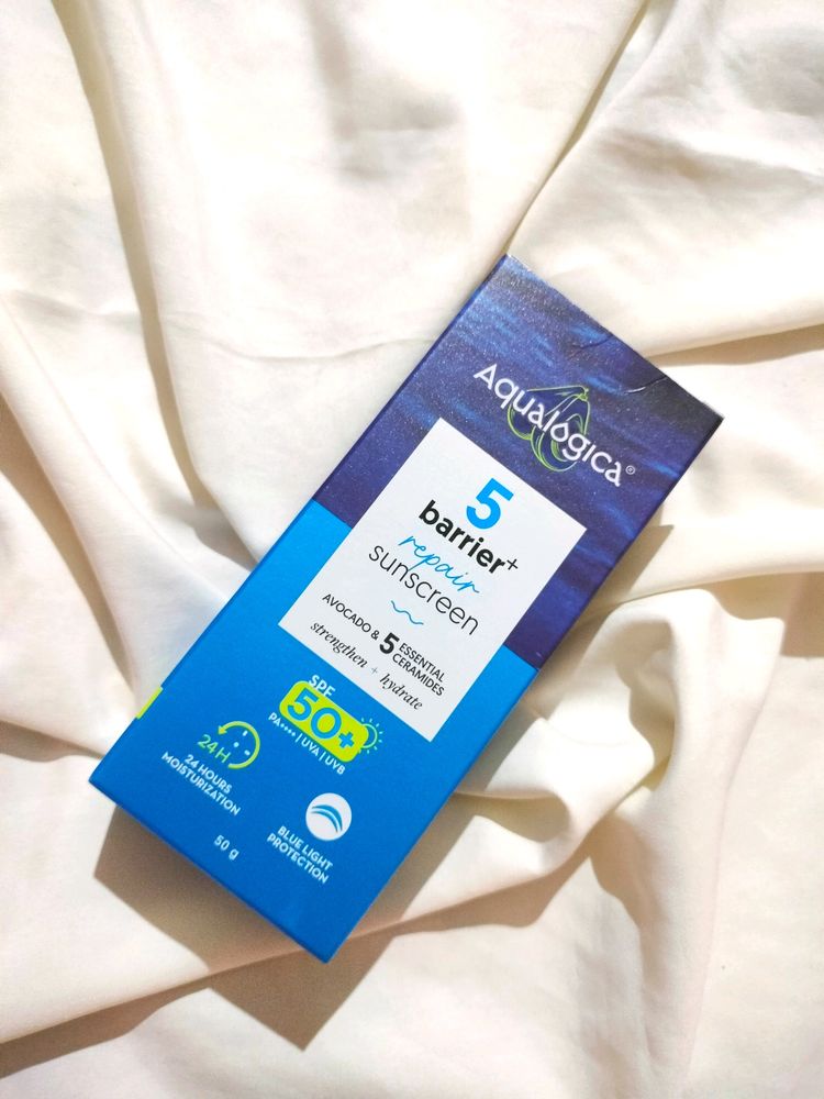 Barrier Repair SPF 50+ Sunscreen ~Aqualogica