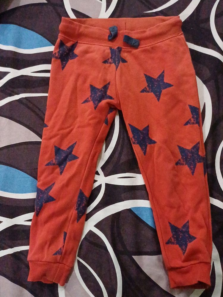 Boys Red Lower With Blue Stars