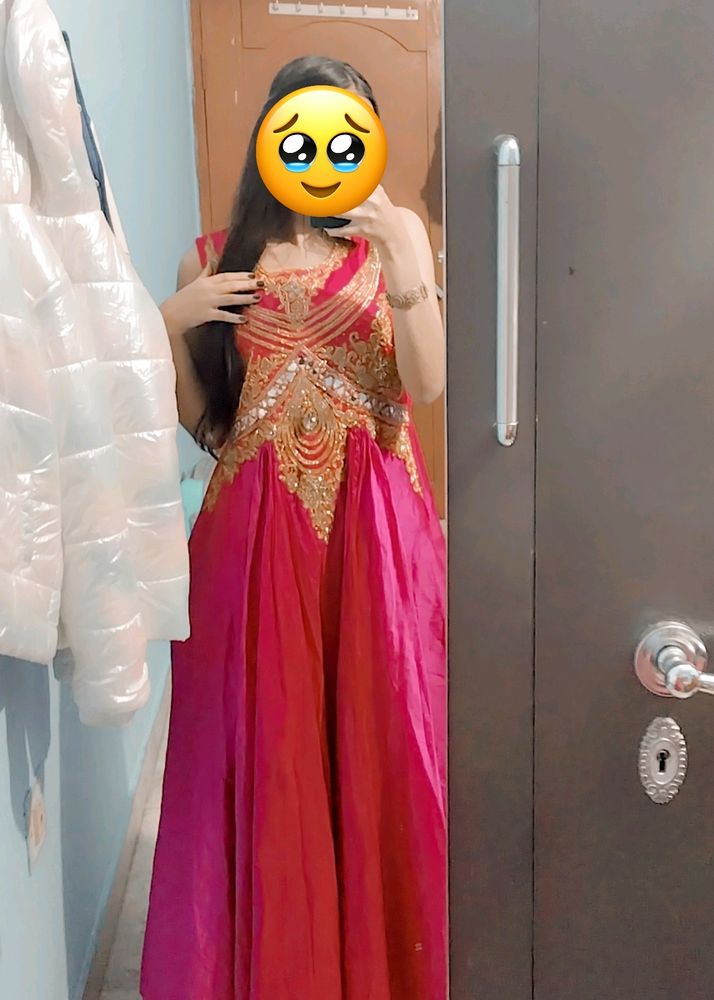 Royal Pink Ethnic Gown