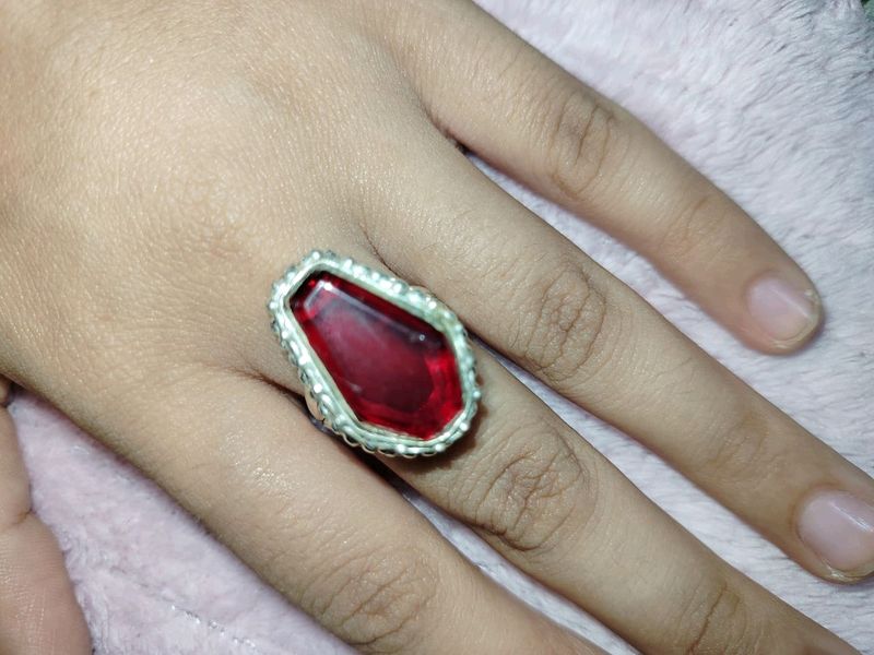 Red Stone Ring