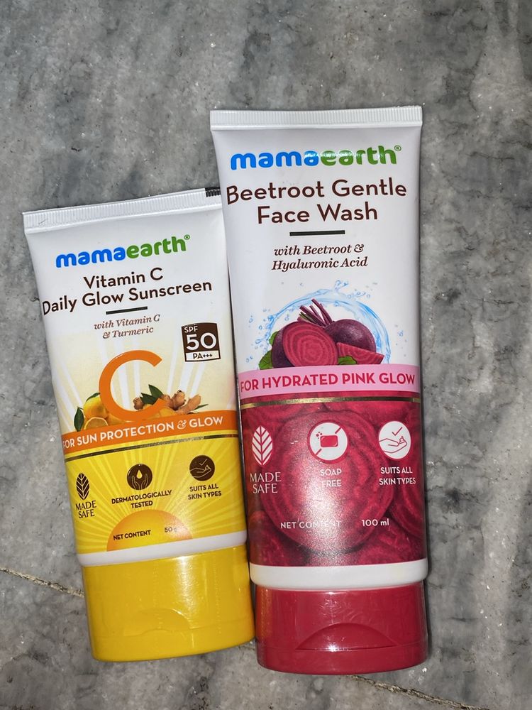 Mama Earth New Sunscreen And Moisturiser Combo