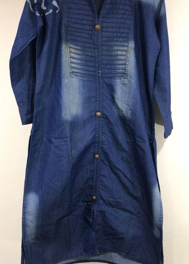 DENIM KURTA 32 SIZE