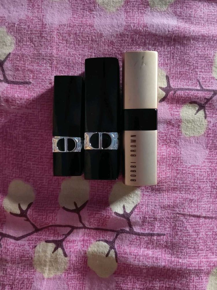 Dior And Bobbi Brown Lipstick