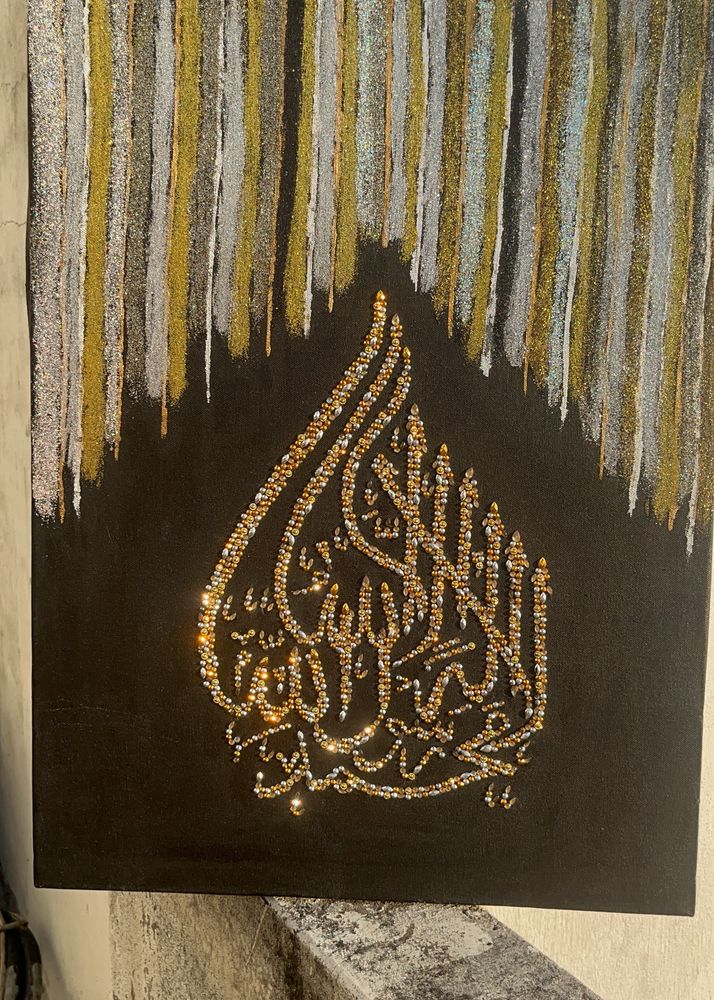 Kalima calligraphy In pure Rhinstones ✨✨