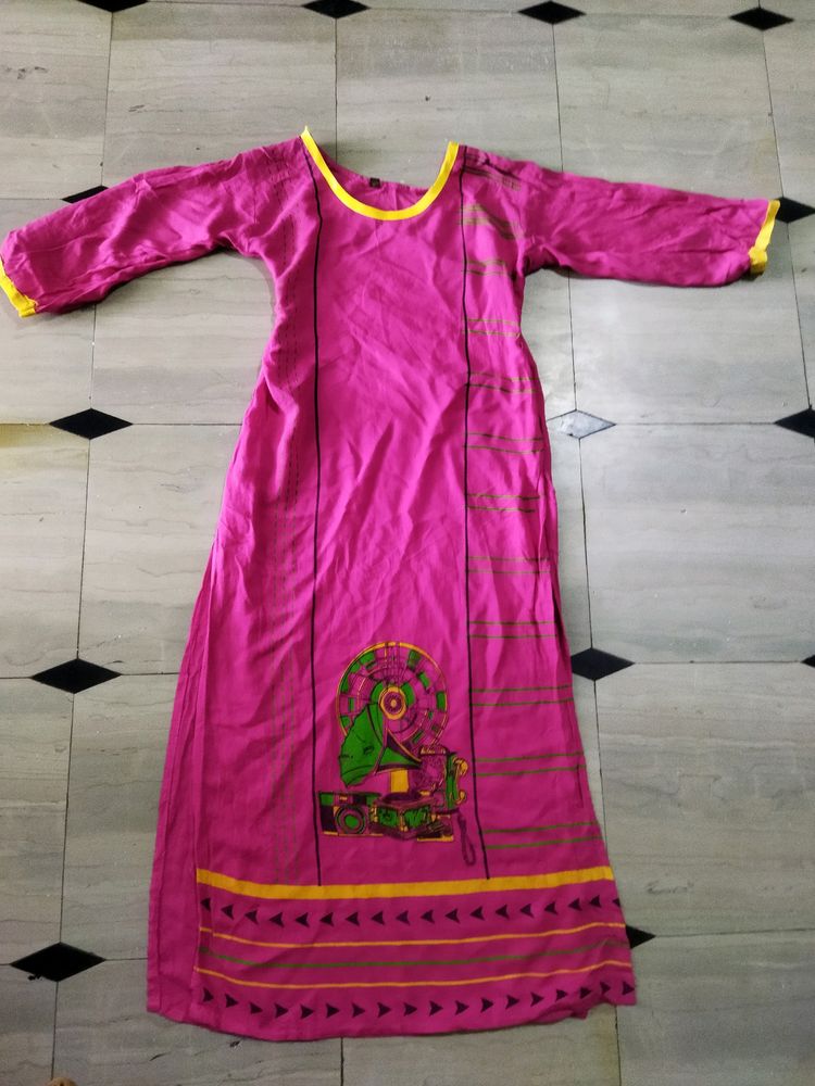 Pink Kurti